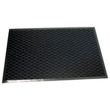 TAPIS NOMAD AQUA 060x090CM NOIR DAMIER 2 TONS